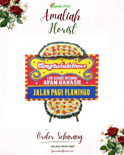 Bunga Papan Congratulation di Simpur